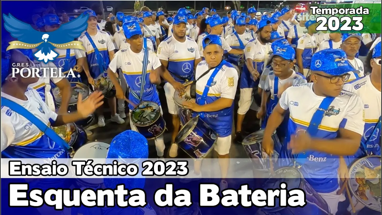 Portela 2023 | Esquenta da Bateria - Ensaio Técnico | Samba ao vivo - #ET23