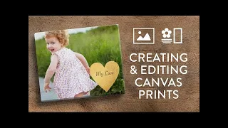 Creating a canvas print in Snapfish
