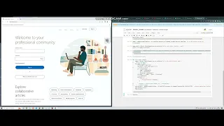 Selenium data scaper python project from LinkedIn connections