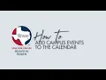How To Add an Event to the LSC-Houston North Calendar