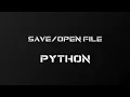 file dialog with Python