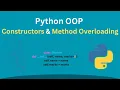 Python OOP Constructors Method Overloading Made Simple