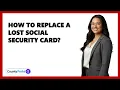 How To Replace A Lost Social Security Card