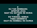 Lagu Hati sbagai hamba Karaoke C Perempuan