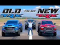 Old vs New Ram TRX vs RHO Drag Race - We Really Didn t Expect This Result