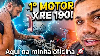 Fiz o primeiro motor de XRE190 na minha oficina 