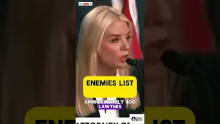 Pam Bondi Confronted Over DOJ Enemies List