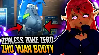 her booty is big zhu yuan zenless zone zero character demo 