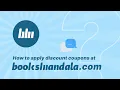 How to apply Discount Coupon Codes at booksmandala com