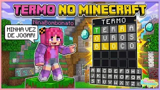 DESAFIO DO TERMO NO MINECRAFT COM @ErikCarr