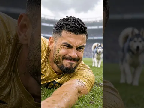 The Husky and the  Yellow Chicken—Who Ultimately Helped No. 10 Win the Game? #animals #dog#football