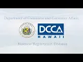 DCCA - Business Registration website