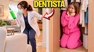 CACAU SUMIU PARA NÃO IR NO DENTISTA TOMAR INJEÇÃO *ela está com medo