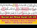 Download Lagu Tadarus Surat an-Nisa Ayat 15-19, Ada Warna Tanda Panjang \u0026 Dengung Agar Lancar Baca al-Quran