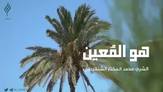 الله هو المعين الشيخ محمد مختار الشنقيطي   موعظة    دندنها