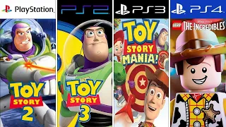 toy story playstation evolution ps1 ps5 gamehistory evolutiongame toystory