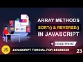 Array Methods Sort Reverse Function Uses In JavaScript Javascript Tutorial 23 BY CodePrime