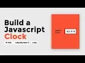 JavaScript Clock App Tutorial - JavaScript Basics JS date function 2020