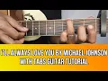 Lagu I'LL  ALWAYS LOVE YOU BY MICHAEL JOHNSON GUITAR TUTORIAL WITH TABS BY PARENG MIKE
