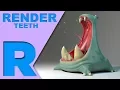 How Do I Render Teeth Renderman Maya