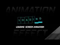 LOADING SCREEN ANIMATION USING ONLY HTML CSS