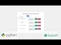 Python FastAPI To Do with Jinja2 Template