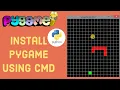 Install PyGame Using CMD With Snake Game Tutorial Windows