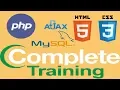HTML CSS Basic Tutorial 18 AJAX Using PHP