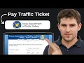 How To Pay Traffic Ticket Online In Texas State