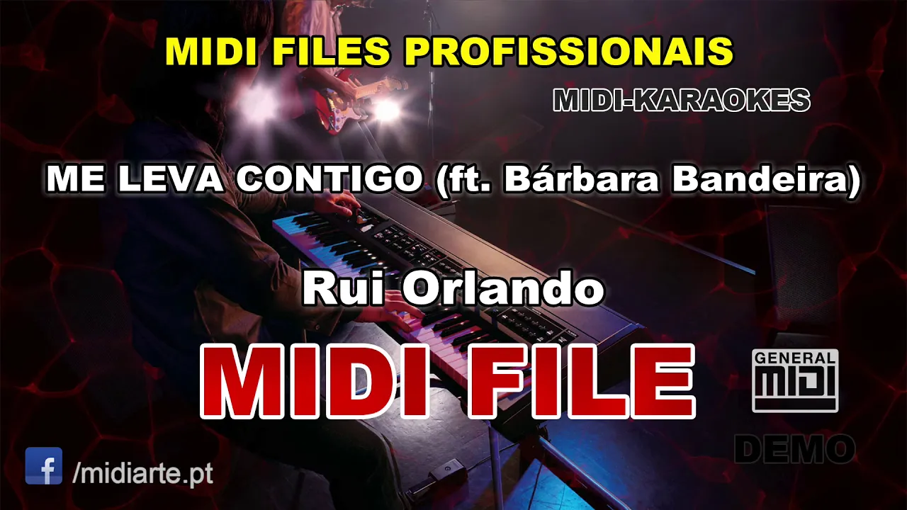 ♬ Midi file - ME LEVA CONTIGO (ft. Bárbara Bandeira) - Rui Orlando