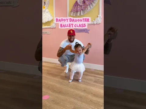 She’s learning so fast!! Daddy Daughter Ballet 🩰