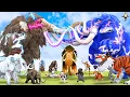 Download Lagu 10 Mammoth Elephant vs 10 Giant Tiger vs African Elephants Attack Cow Baby Saved by Mammoth Elephant