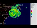 rainfall radar from Hurricane Florence 2018
