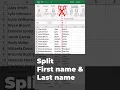 Download Lagu Split First and Last Names into Separate Columns | Excel Tutorials #ctrl_e #split #column #delimiter