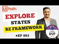 3 UiPath RE Framework Tutorial Explore States Get Transaction Data Process Transaction RPA
