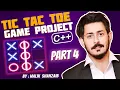 tic tac toe game in dev c in hindi urdu with code complete project tutorial program