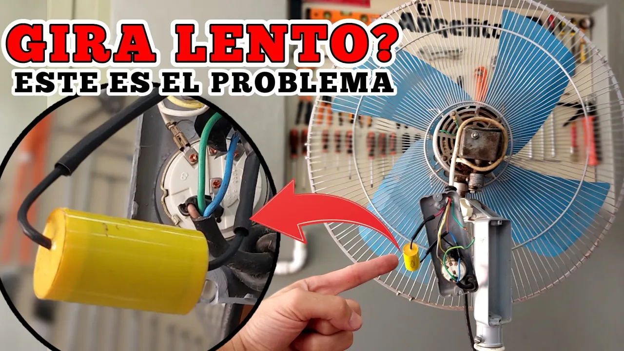 Ventilador Gira LENTO o No Tiene Fuerza. Repáralo en 5 Minutos!!!