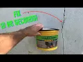 How to Fix Foundation Cracks in less than 60 seconds