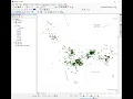 Calculating Kernel Density from point locations in ArcMap Coyote exercise