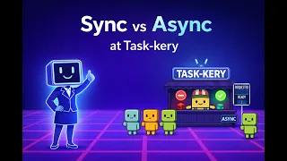 Async vs Sync Explained Visually Ticky Explains Tech