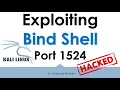 Exploiting BindShell Port 1524 Kali Linux - Metasploitable2 Lab