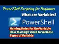 Module 07-Lesson 1 What are Variables in PowerShell How to Assign value to Variable