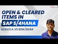 Lagu SAP FICO Interview Question: How to Fetch Open Items in SAP S/4HANA Finance? - ACDOCA