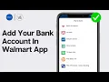 How To Add Your Bank Account In Walmart App 2026 Add Payment Method on Walmart