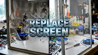 Time to replace some screen mesh for a few windows