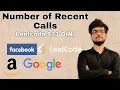 Leetcode 933 Number of Recent Calls Easy Hindi Explanation Code
