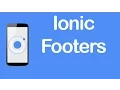 Ionic CSS Components - Footer