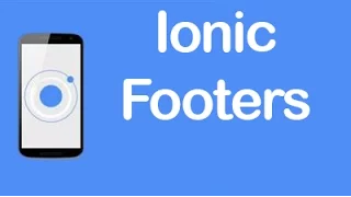 Ionic CSS Components - Footer