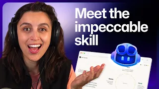 How to use the new impeccable skill in the GitHub Copilot app