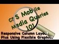 CSS Responsive Multiple Column Flexible Layout Tutorial